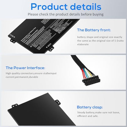 ASUNCELL L16M4PB1 L16L4PB1 L16C4PB1 Laptop Battery for Yoga 730-13IWL ideapad Yoga 720-13IKB 730-13IKB Series Notebook 5B10M52738 5B10M52739 5B10M52740 5B10Q38237 5B10Q38238 2ICP4/43/110-2 - color: L16C4PB1