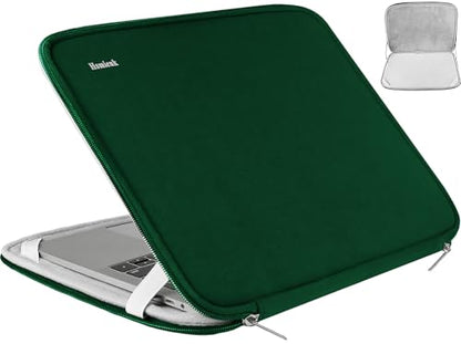 Laptop Sleeve 14 inch, Upgrade Durable Shockproof Protective Computer Cover Flip Case Briefcase Carrying Bag Compatible with 14" HP, Lenovo, Asus, Acer, Notebook, Chromebook Computer, Green - color: Green, size: 14 Inch
