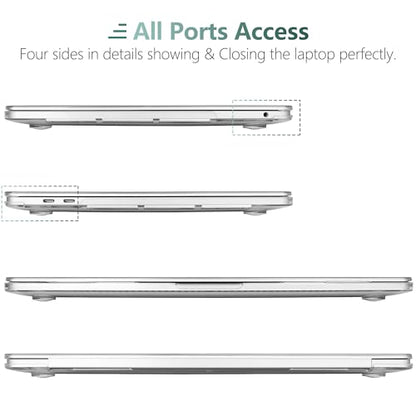 for MacBook Pro 13 inch Case 2023 2022 2021 2020 Release Model: A2338 M2/M1 A2289 A2251 with Touch Bar & Touch ID, Logo See Through Plastic Hard Shell Case & Keyboard Cover, Crystal Clear - color: Crystal Transparent