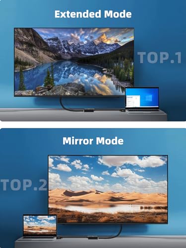 VGA to HDMI Adapter with Audio, VGA to HDMI Converter, for Computer/Laptop to Monitor/TV