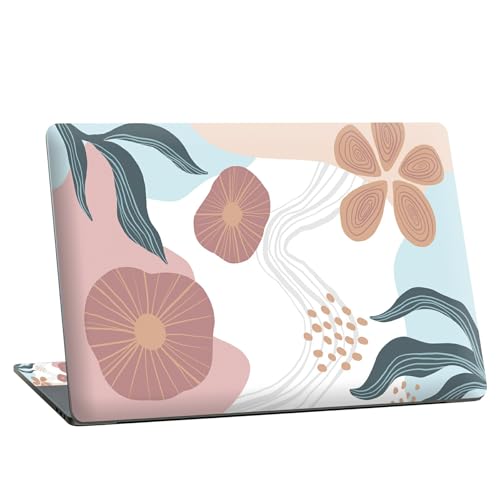 Universal Laptop Skin Sticker with 2 Wrist Pad Skins, Waterproof Scratch Resistant Vinyl Laptop Cover Decal, Cut to Fit for 11–15.6 Inch MacBook HP Dell Lenovo, Hand Drawn Abstract Doodle - color: Hand Drawn Abstract Doodle