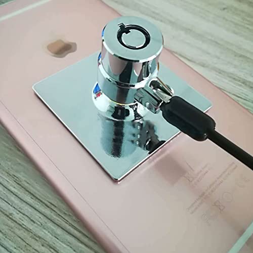 Laptop Cable Lock Hardware Security Cable Lock Anti Theft Combination Lock for iPad Tablet Laptop MacBook and All Other Notebooks and Tablets - color: Square silver 2pcs