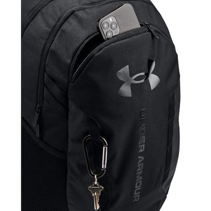 Under Armour Unisex-Adult Hustle 6.0 Backpack, (003) Black/Black/Black, One Size Fits Most - color: (003) Black / Black / Black, size: One Size