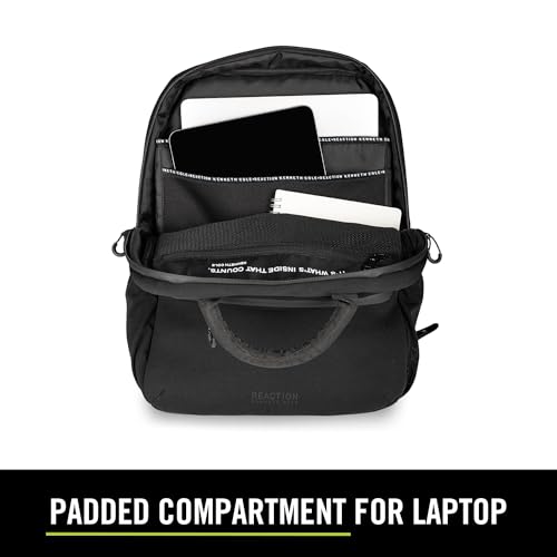 Kenneth Cole REACTION Logan Neoprene Travel 16" Laptop Backpack, Black