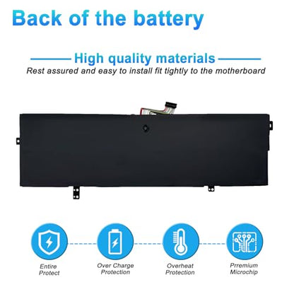 L21M4PE3 L21B4PE2 Laptop Battery for Lenovo IdeaPad Yoga 7 16IAP7 | 14IAL7 14ARB7 82QG 82QF Series L21L4PE0 SB11F38368 5B11F38367 15.36V 71Wh 4623mAh - size: 11.02*4.13*0.20inch L21M4PE3