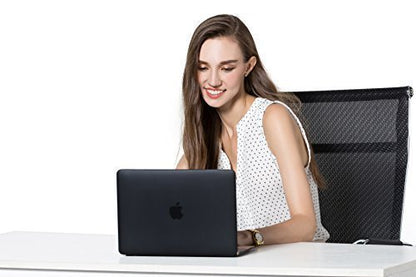 MOSISO Compatible with MacBook 12 inch Case A1534,2017-2015, Black | Protective Scratch-Resistant Plastic Hard Shell Case & Keyboard Cover Skin - color: Black
