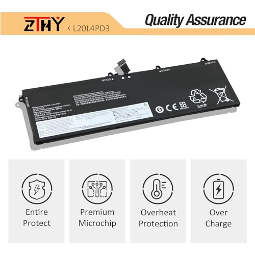 L20M4PD3 L20L4PD3 Laptop Battery Replacement for Lenovo Legion S7-15ACH6 | S7-16IAH7 S7-16ARHA7 ThinkBook 16p G2 ACH, ThinkBook 16p G3 ARH Series B11C04262 5B11C04261 SB11C04260 5B11C04256 15.36V 71Wh - size: 11.18*3.30*0.23inch L20L4PD3