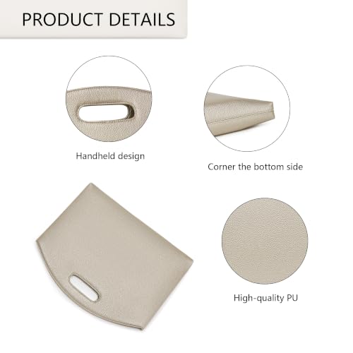Official Document Computer Bag Stylishly Sleek with Multiple Compartments and Easy to Carry Design - color: Pearl White Tea/Pu