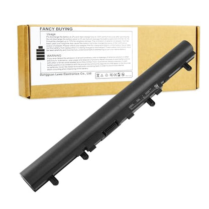 Fancy Buying AL12A32 AL12A72 Laptop Battery Replacement for Acer Aspire V5 V5-431 V5-471 V5-471P V5-531 V5-571 V5-571P V5-571-6605 E1 E1-522 E1-532 E1-572 E1-572G E1-510 E1-510P 4ICR17/65 - size: 10.3*1.56*0.85inch V5
