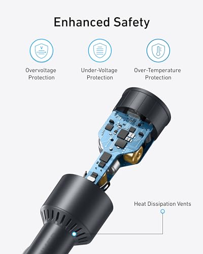 Anker 167.5W Max 3-Port Ultra-Compact USB C Fast Charging Car Charger | Fast Charging Adapter for MacBook Pro / Air, iPhone 17 / 16 / 15 Series, Samsung S25, iPad Pro, AirPods, and More