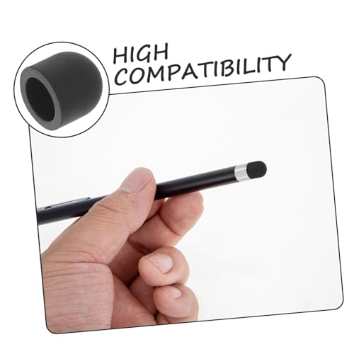 Veemoon 50pcs Silicone Stylus Pen Tips Replacement for Touchscreens Capacitive Tips for Smartphones Tablets Laptops Easy to Attach Versatile Touchscreen Accessories