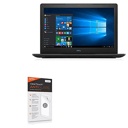 BoxWave Screen Protector Compatible with Dell Inspiron G3 3579 Gaming Laptop (15.6 in) - ClearTouch Anti-Glare (2-Pack), Anti-Fingerprint Matte Film Skin