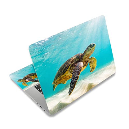 12.1 13 13.3 14 15 15.4 15.6 Inches Personalized Laptop Skin Sticker Universal Netbook Skin Sticker Reusable Notebook PC Art Protector Cover by AORTDE(Sea Turtle) - color: Sea Turtle