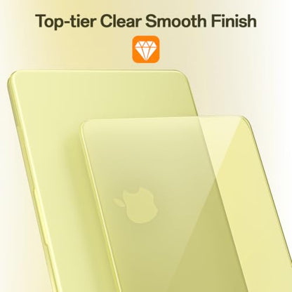 Compatible with MacBook Neo 13 inch Case 2026 (Model A3404), Scratch Resistant Protective Hard Shell Case, Crystal Citrus - color: Crystal Citrus