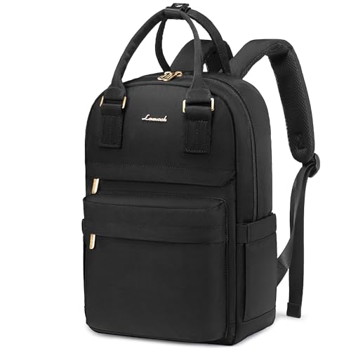 LOVEVOOK Mini Backpack for Women Girls Stylish Waterproof Backpack Purse with USB Port, Cute Daypack for School Travel Party - color: Black_2, size: 14 Inch