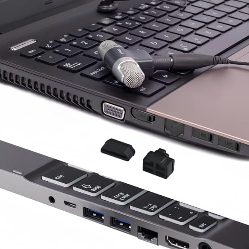 5Pcs Silicone HDMI Female Port Anti-dust Covers for Desktop Computers Laptops TV Projectors, Anti Dust Plugs Caps Covers Anti Dust Protector Black - size: HDMI
