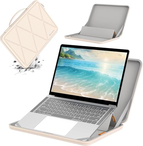 Smatree MS26T Hard Sleeve with Stand for 13" Microsoft Surface Pro 2-in-1 | Compatible for 13 inch Microsoft Surface Pro 2-in-1 Laptop, for Surface Pro 11/10 Notebook Bag,White - color: MS - White, size: For 13 inch Surface Pro 2-in-1 (MS26T)