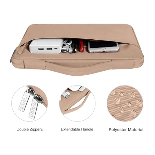 MOSISO Compatible with MacBook Air 13 inch Case M5 2026 M4 2025 M3 M2 2024-2022 A3449 A3240 A3113 A2681,Hard Shell&Sleeve Bag&Keyboard Skin&Webcam Cover&ScreenFilm for MacBook Air 13.6, Bronze Brown - color: Bronze Brown