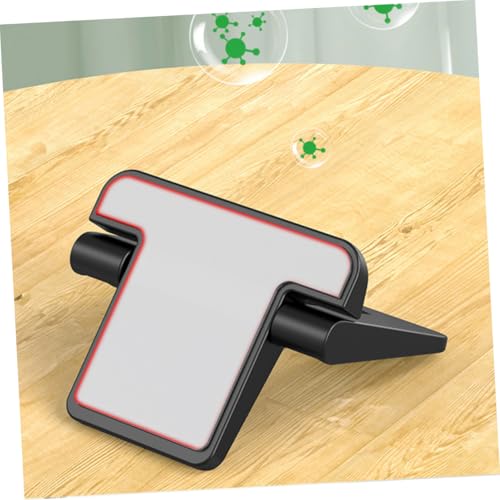2pcs Mini Laptop Stand Foldable Portable Notebook Holder Desktop Laptop Stand Holder Bracket for Travel Work Home Black