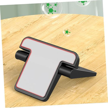 2pcs Mini Laptop Stand Foldable Portable Notebook Holder Desktop Laptop Stand Holder Bracket for Travel Work Home Black