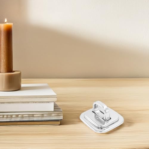 NUOBESTY Laptop Base Fixed Security 2pcs Anchors with Lock Zinc Alloy Plate Antitheft Solution Versatile Compatibility and Notebooks, for Library and School Use