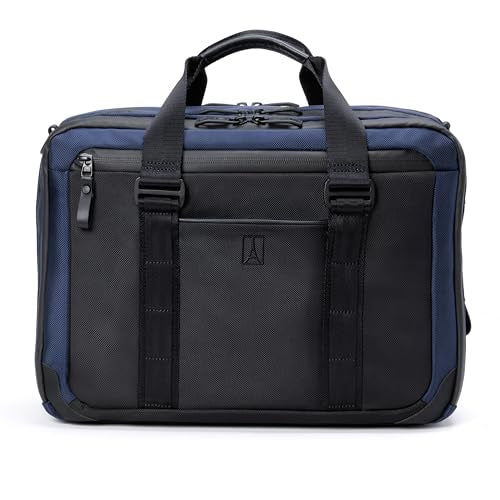 Travelpro Altitude Full Expansion Brief, Business Bag, 16 Inch Laptop, Work, Travel, Water Resistant, Men and - color: Aviator Navy