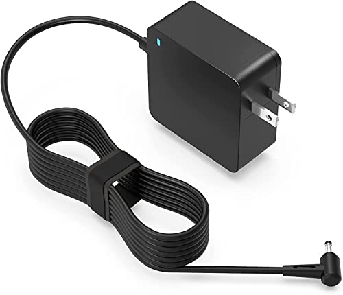 Superer 65W Charger Fit for Asus Vivobook Go 14 15 OLED E1504 E1504F E1504G E1504GA E1404 E1404F E1404FA E1404G E1404GA, Fit for ExpertCenter E1 AiO E1600 All-in-One PCs Power Supply Adapter Cord