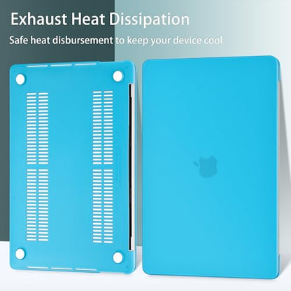 May Chen for MacBook Pro 16 Inch 2019 Release Model:A2141,Hard Shell Case Cover Screen Protector & Keyboard Cover for MacBook Pro 16 Retina with Touch ID & Touch Bar - Light Blue - color: Light blue