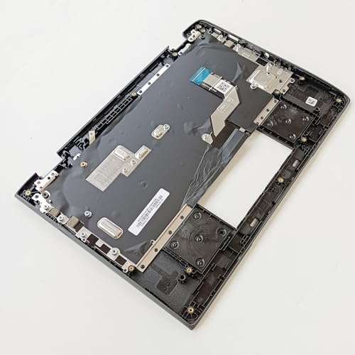 Replacement Laptop Upper Case Palmrest with US Keyboard and Touchpad Assembly Part for Lenovo Chromebook 100E 2nd Gen AST 5CB0Z21474 Black (C+KB)