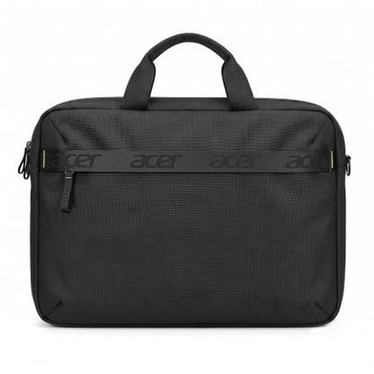 Acer Laptop Briefcase with Shoulder Strap, Messenger Bag | Water-Resistant, 900D Polyester, Shoulder Strap, Soft Interior Protection, Corner Guards Multi-Pocket, Luggage Strap - size: 16-17.3inch