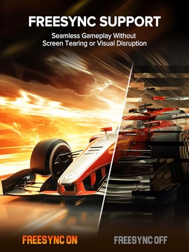 UPERFECT 24.5" 2K 240Hz Portable Monitor, 2560×1440 QHD Gaming Display | 0.1ms Response, 500 Nits, HDR, HDMI 2.1 & DP 1.4, VESA Support, Stand Included, Portable Gaming Screen for Laptop & Console - size: 24.5