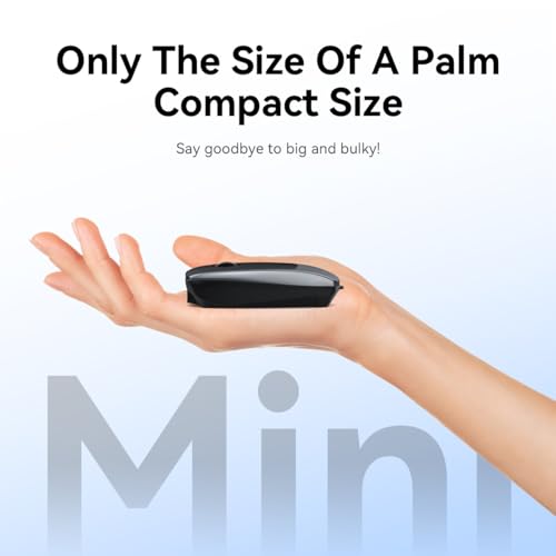 Wireless Mouse Mini Small Finger Bluetooth Mouse with TF Card Reader,Silent Pocket Portable Handheld Tiny Compact USB Travel Optical Mice for PC Laptop Computer Macbook Tablet Kids Women Men Gift - color: Black