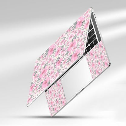 12 12.1 13 13.3 14 15.4 15.6 Inch Laptop Skin Decal, Laptop Skins Stickers Decals for Notebook PC, Universal Reusable Vinyl Laptop Cover Sticker, Waterproof Art Protector I Lovely Pink Flowers - color: Lovely Pink Flowers