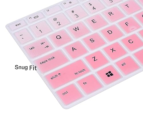 Keyboard Cover for HP ProBook 440 445 G5 G6 G7 G8 14", HP ProBook x360 440 G1 14, HP ProBook 640 G4 G5 G7 G8 14, HP ProBook 430 G5 Notebook Protective Skin(Not Fit ProBook 440 445 G11), Ombre Pink - color: Ombre Pink