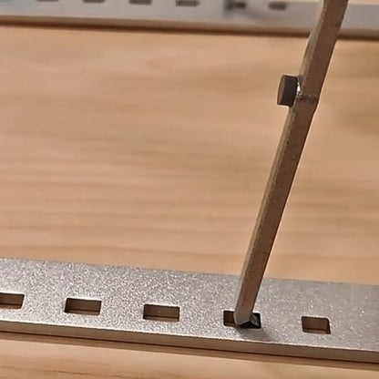Adjustable Aluminium Laptop Stand for Desk, Ergonomic Foldable Portable Notebook Holder, Compatible with MacBook Pro/Air, Dell, HP, Asus, Lenovo, 10-15.6" Laptops (Silver)
