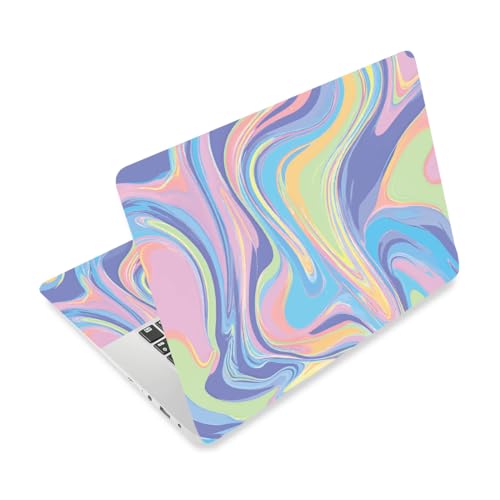 Laptop Skin Sticker Decal PVC Vinyl Sticker Notebook PC Protector Waterproof Scratch Resistant Laptop Skin for 12.1 13 13.3 13.6 14 15 15.3 16 Inch Colorful Style - color: Colorful