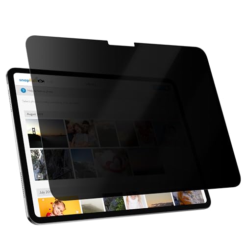 Peslv Privacy Screen Protector for iPad Pro 13 Inch M4/M5 [2024/2025 7/8th Gen], Anti Glare Blue Light Spy Filter Private Cover, High Sensitive Bubble-Free Easy Install Black Security Screen - color: black, size: iPad Pro 13"(2024-2025)