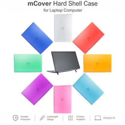 mCover Case Compatible for 2021～2025 15" Dell Precision 3560/3570 / 3580/3590 & Latitude 5520/5530 / 5540/5550 Series Windows Notebook PC (NOT Fitting Any Other Dell Models) - Red - color: Red