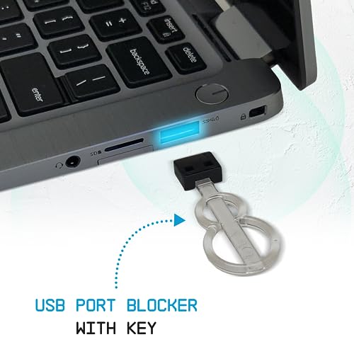 PortPlugs USB-C Anti Dust Plugs 10 Pairs & USB-A Port Blockers 10-Pack – Charger & Headphone Port Protectors with Cleaning Brush Compatible for iPhone, Samsung, PC, Laptop