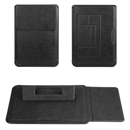 HoYiXi 13.3 Inch Laptop Sleeve Case with Stand - Compatible with MacBook Neo 2026/MacBook Air/Pro 13 (M4/M3/M2/M1 2020-2025), Surface Pro 8 2021, iPad Pro 12.9 & 13-13.3" Dell Acer Laptops,Black - color: Black, size: 13-13.3'' laptop