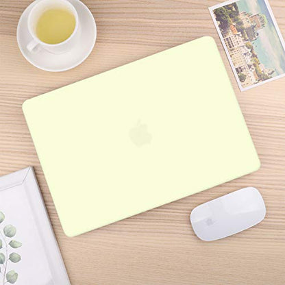 CISSOOK Matte Yellow Case for MacBook Pro 13 Inch 2022 2021 2020 Release M2 A2338 M1 A2251 A2289 Model, Hard Shell Case with Keyboard Cover & Screen Protector for Pro 13.3" Touch Bar, M2 Mellow Yellow - color: Mellow Yellow