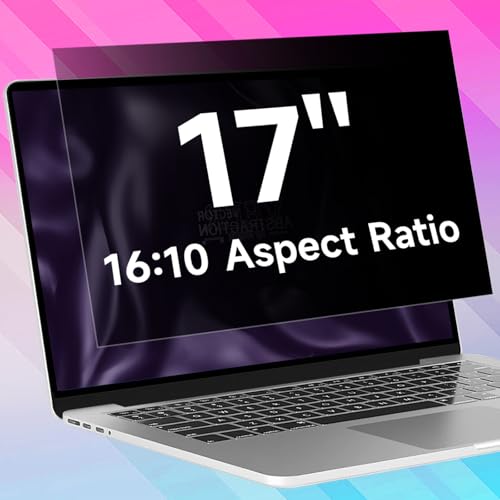 17 Inch 1920x1200 Laptop Privacy Screen (367 * 229mm), Anti Blue Light Glare & Anti Scratch Computer Privacy Shield, Not for 17.3" with 1920x1080 Resolution Laptop - size: 17 Inch (Diagonal) - 16:10 Aspect Ratio