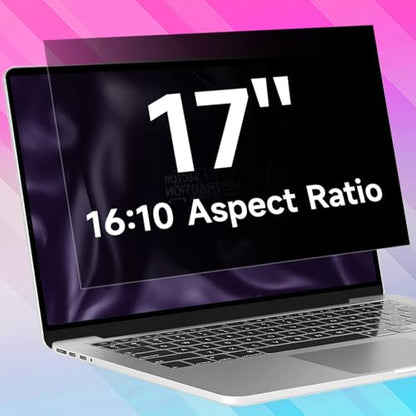 17 Inch 1920x1200 Laptop Privacy Screen (367 * 229mm), Anti Blue Light Glare & Anti Scratch Computer Privacy Shield, Not for 17.3" with 1920x1080 Resolution Laptop - size: 17 Inch (Diagonal) - 16:10 Aspect Ratio