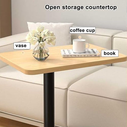 Over The Bed Table with Wheels Multifunctional Living Room Sofa Side Table | Space-Saving Bedroom Bedside Tables Hospital Bedd Tables For Sofa, Bed(Yellow) - color: Yellow