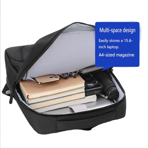 Men Business Laptop Backpack, Waterproof Travel Backpack | with USB Charging Port, College School Computer Bag, for Work Carry - color: Gray