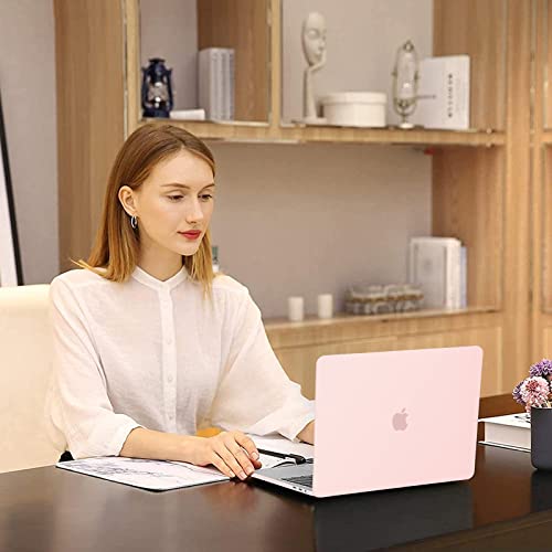 MOSISO Compatible with MacBook Pro 13 inch Case M2 M1, Chalk Pink | Plastic Hard Shell Case Cover 2026-2016A2338 A2251 A2289 A2159 A1989 A1708 A1706 with/without Touch Bar - color: Chalk Pink