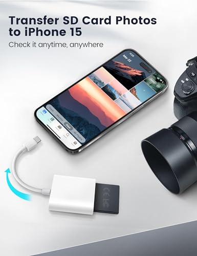 Trail Camera USB C SD Card Reader, ChiaoPio 2 in 1 USB-C to Memory Card Adapter with SD MicroSD Dual-Slot Compatible with iPhone 15 iPad Mac MacBook Pro/Air/Mini Samsung Android Laptop - size: 2 Port