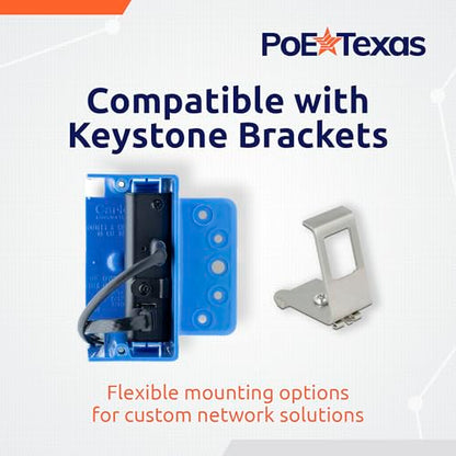 PoE Texas PoE+ to USB-C Splitter - PoE+ Splitter USB-C 25W Power Delivery for iPad, Tablet, Google Nest Cam - Convert PoE to 5V, 9V, 12V, 15V or 20V - size: 25w Power Only
