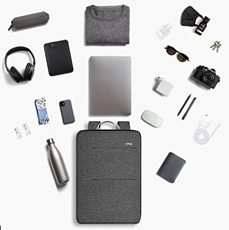 Slim & Expandable Laptop Backpack Water Resistant Backpack Travel Backpack Compatible with MacBook Air/Pro/Neo 13-14 inch, XPS 13/14, Surface 13.5" and Most 13-14 Notebooks，G01BK01 - color: G01bk01, size: 13"-14"