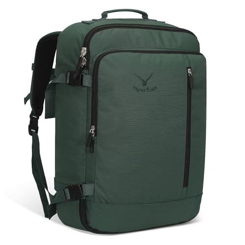 Carry on Backpack 38L Large Travel Backpack for Women Flight Approved Weekender Bag Laptop Backpack Men 15 inches Oliver Green - color: Oliver Green